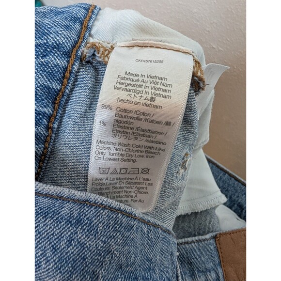 Madewell Womens The Perfect Vintage Jean Size 29 Raw Hem Basic Minimal - Picture 7 of 7